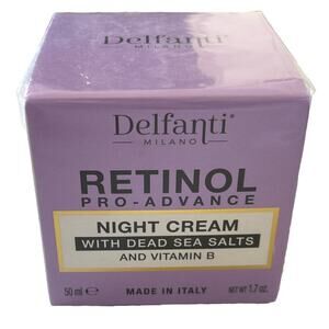 Delfanti Retinol Pro Advance Day Cream W/ Dead Sea Salt - 1.7 oz